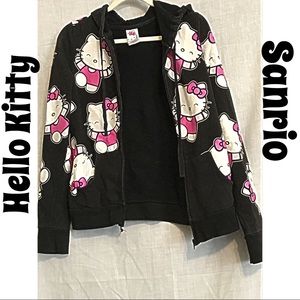 Hoodie Sanrio Hello Kitty Zippered Size L